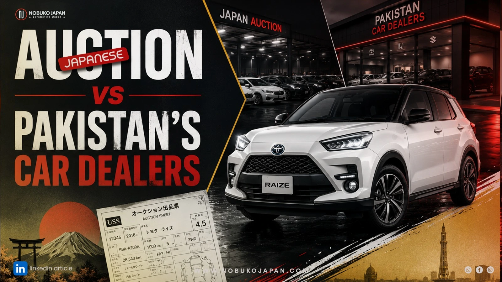 Japan Car Auction vs. Local Car Dealers in Pakistan: Which Saves More Money?
